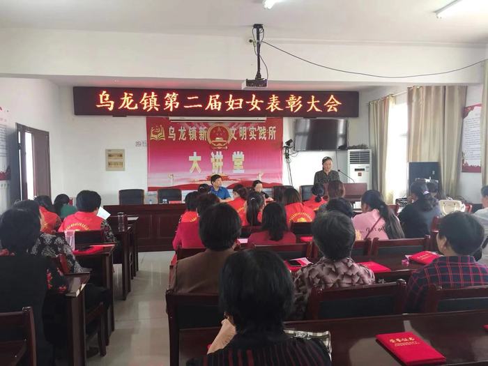 霍邱县乌龙镇妇联召开"最美家庭"最美婆媳"表彰会